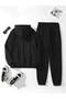 SEBESTA FASHİON Unisex THE LITTLE PRINTED HOODED OVERSIZE TRACKSUIT - 2