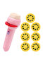 Projected Educational Flashlight with 56 Different Pictures for Kids - Green Color - 8
