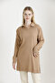 POLO NECK RUBED KNIT TUNIC - 4