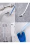 Golf Design Silicone Bathroom Toilet Toilet Cleaning Brush and Holder Set + Hanger - 4