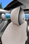 Premium Protective Car Seat Cushion High Quality Linen Beige - 3