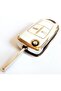 Opel Astra H Corsa D Nano Key Case Controller Case Auto Keychain White - 5