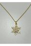 Four-Leaf Clover Pendant with Embellished : A Symbol of Nature's Elegance and Good Fortune - 3