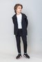 Boy's Black Open Front Jacket - 3