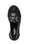 ®| Smart Women's Black 5cm High Special Thick Sole Hard Durable Stylish Style Loafer Shoes - 4
