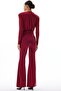 Eliza Rose Detailed Trousers (Claret Red) - 2