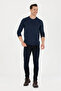BASE. Polo Assn. Men's Navy Blue Basic Sweatshirt G081SZ082.000.1639122.VR033TEKSPOR - 4