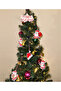 8cm 6 Pieces Santa Claus Patterned UV Printed Wooden Christmas Tree Ornament - 2