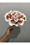 Decorative Handmade Luxury Latex Eva Artificial Flower-WHITE-COPPER Detailed-Foam flower - 2