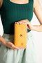 İmpolo Tina Mustard, Yellow, Tan, Printed Women's Hand and Bag Wallet, Size 19x11