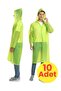 Men's Windproof Hooded Raincoat Eva Raincoat 10 Pieces - 5
