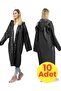 Women's Windproof Hooded Raincoat Eva Raincoat 10 Pieces - 5
