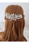 Handmade Wedding Promise Henna Wedding Bridal Hairpin and Crown Hair Design Accessory Bun Buckle M14 - 2