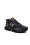 2537 Orthopedic Men's Black/White/Yellow Water Resistant Sneaker