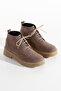 Women's Genuine Suede Leather Lace-Up Short Boots 5089 - 4