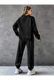 Black New York City Bottom Top Tracksuit Set - 3