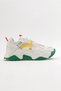 LEONA White Fuchsia Women's Sports Sneakers - 6