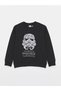 LCW Kids Crew Neck Star Wars Printed Long Sleeve Boy's Sweatshirt