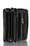 Genuine Snakeskin Double Zipper Money Portfolio Clutch Purse Wallet - 2