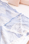 Meet Maya Jacquard Leaf Pattern Muslin Blanket - 3