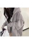 Special Design Hooded Full Zip Thick Winter Super Oversize Women's Jacket-sweats - 4