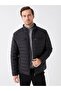 LCWAIKIKI Classic Standard Fit Stand Collar Men's Leather Look Coat - 3