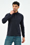 Long Sleeve Regular Fit Men's Polo Neck T-shirt - 3