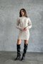 Knitted Mini Knitwear Dress - 6