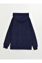 LCW Kids Hooded Basic Long Sleeve Girl's Zippered Sweatshirt - 3