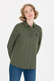 Women's Green Long Sleeve Shirt - 4