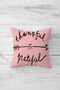 Thanksgiving and Heart Themed Greatful Hidden Zippered Throw Pillow Cover Sofa Pillow Cover Set (4 PCS) - 3