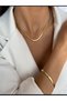 High Quality Women's Steel Classic Italian Necklace-Bracelet Chain Set