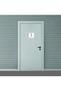 Male Personnel WC Toilet Foil Digital Printing Label Self-Adhesive on the Door - 2