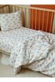 Rainbow 100% Cotton Baby Fitted Sheet Set (60X120CM)-rainbow - 4