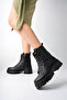 Black Skin Women's Boots - 3