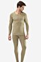 Unisex Winter Warm-Keeping Winter Cotton Anti-Sweat Thermal Bottom Top Set with GIFT - 2