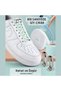 Red Kids Sneakers - Magnetic Elastic Laces, for Elastic Boots - 4