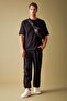 Relax Fit Cargo Pants with Pockets and Elastic Legs A5301Ax23Au - 2
