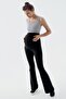 Warm-Keeping Stretchy Waist Adjustable Winter Spanish Leg Maternity Leggings with Thermal Ribbon - 2