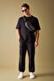 Relax Fit Cargo Pants with Pockets and Elastic Legs A5301Ax23Au