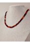 Flat Faceted Agate Pendant 6x4mm (with Fixed Clip) (42815)