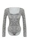 Multi-Colored Printed Heart Collar Snap-On Knitted Body TWOAW24BD00052 - 6