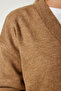 Women's biscuit v-neck oversize knit sweater bv00003 - 3