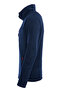 Men's Full Zippered 3 Pocket Navy Blue Fleece - 2