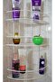 Stainless Triple 300x230x500 Bathroom Corner Steel White Shelf Shampoo Holder Corner Holder