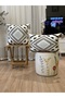 2-PIECE PUNCH EMBROIDERED GEOMETRIC PONCH EMBROIDERED KIRLENT CASE - 4
