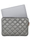 Macbook Air Pro Compatible 15,6 & 16 Inch Laptop Case Quilted Space Gray