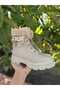Children's Skin Anti-Slip Sole Lightweight Boots with Laces and Zipper - 2