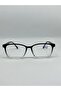 Rectangular Black Transparent Gradient Color Transitional Unisex Blue Light Protected Glasses - 4