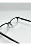 Rectangular Black Transparent Gradient Color Transitional Unisex Blue Light Protected Glasses - 2